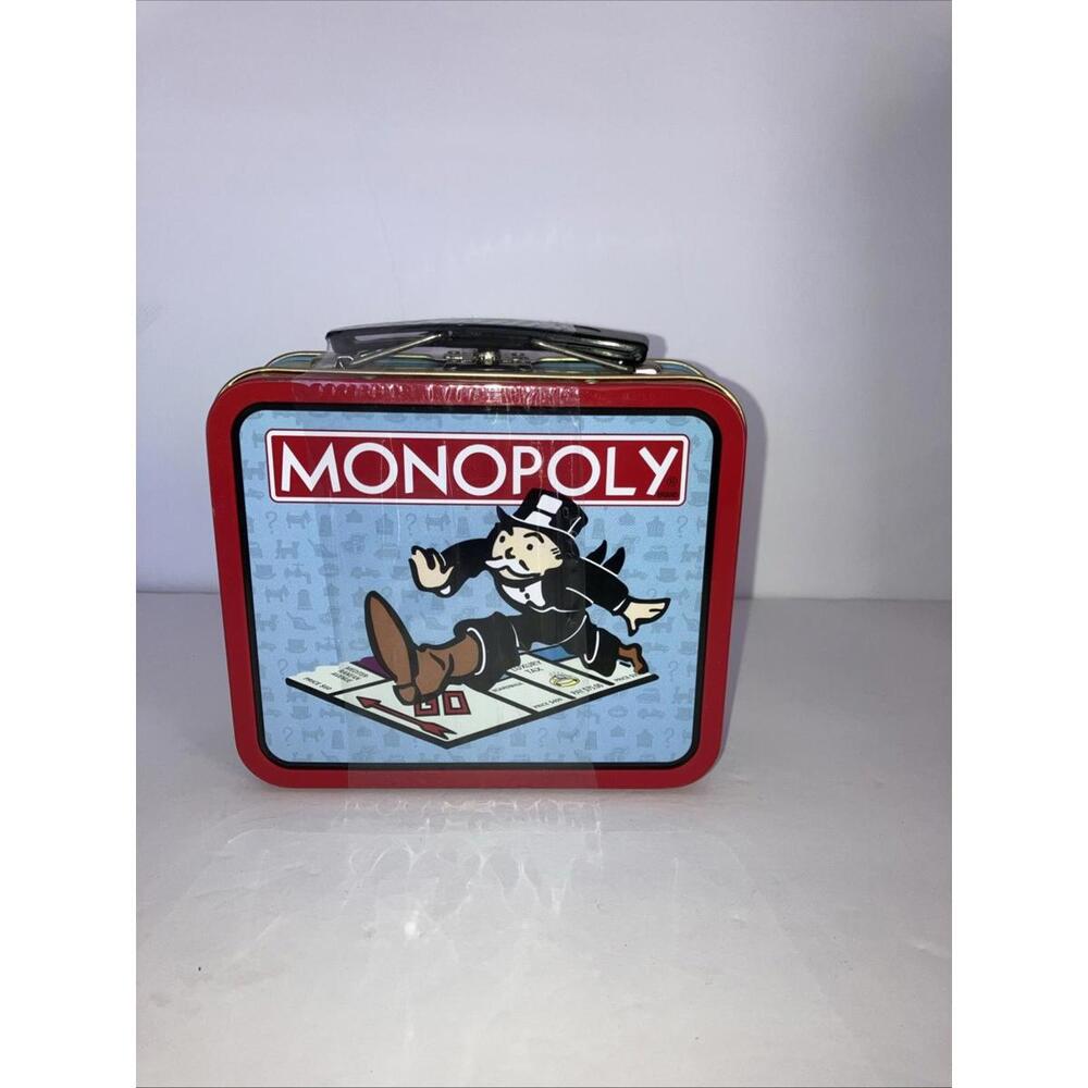 VINTAGE 98’ Monopoly Mini Lunchbox Candy Tin NEW Sealed In Factory Packing